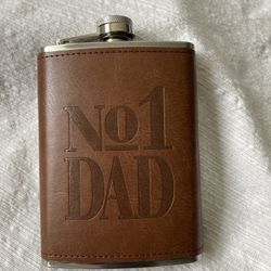 NO 1 Dad FATHERS DAY FLASK 
