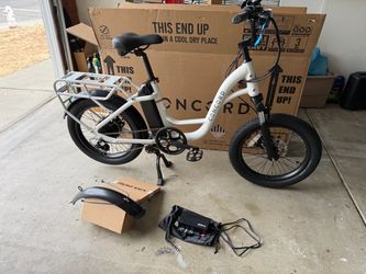 New Concord Electric Bike Shimano 7 Speed EBike e-Bike Fancy Display 500watt Battery