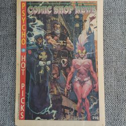 Comic Shop News #216 DC Comics 1991 The Pycho