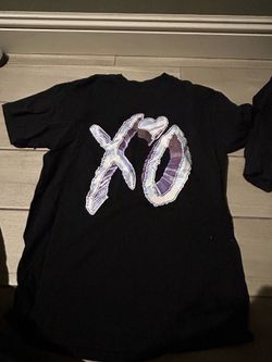 The Weeknd Dawn FM Chrome XO Logo Shirt size medium as is condition