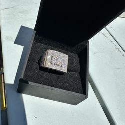 10 K Diamond Ring 
