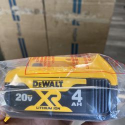 Dewalt XR 20v 4ah 