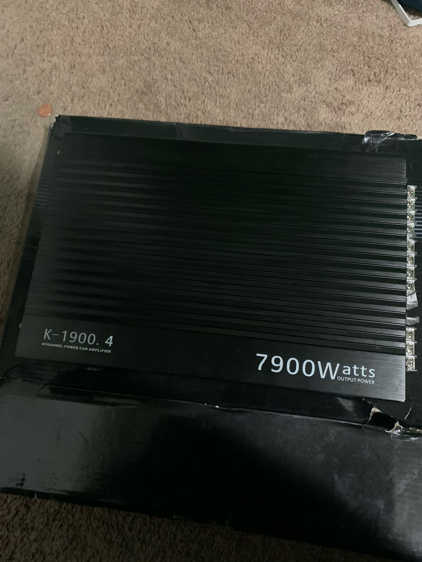 New 7900 Watt 4 Channel Amplifier 