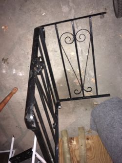 Iron stair rail