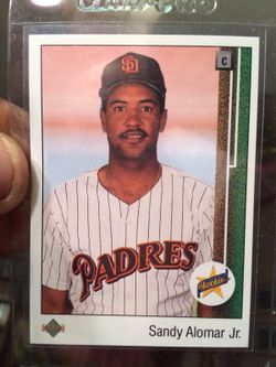89 Upper Deck Sandy Alomar Jr RC