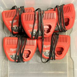 Milwaukee M12 Chargers 