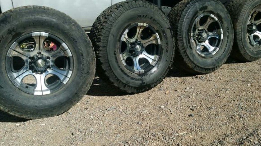 6 lug Dick Cepek rims gmc Chevy toyota wheels