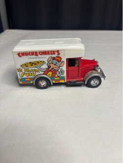 1993 Welly Blue Chuck E Cheese Delivery Truck Van No. 9350