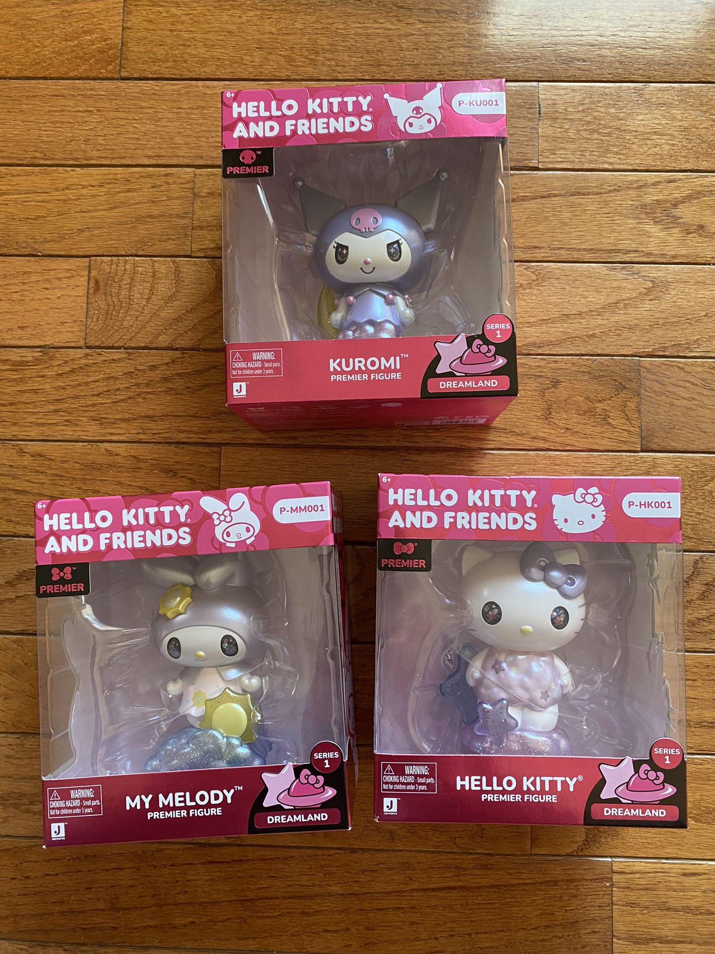 Set of 3 Hello Kitty and friends (4”)