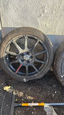 3 - 5 bolt rims with tires