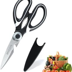 Kitchen Shears, Ultra Sharp Premium Heavy Duty Shears for Kitchen with Stainless Steel Blade and Multi Purpose Scissors - BRAND NEW IN BOX 