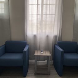 Blue Cushion Chairs