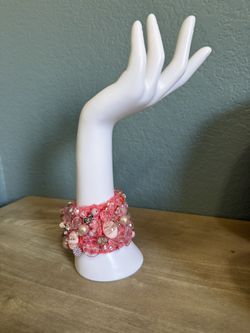 Wrist Band,crochet, Crystal,charms
