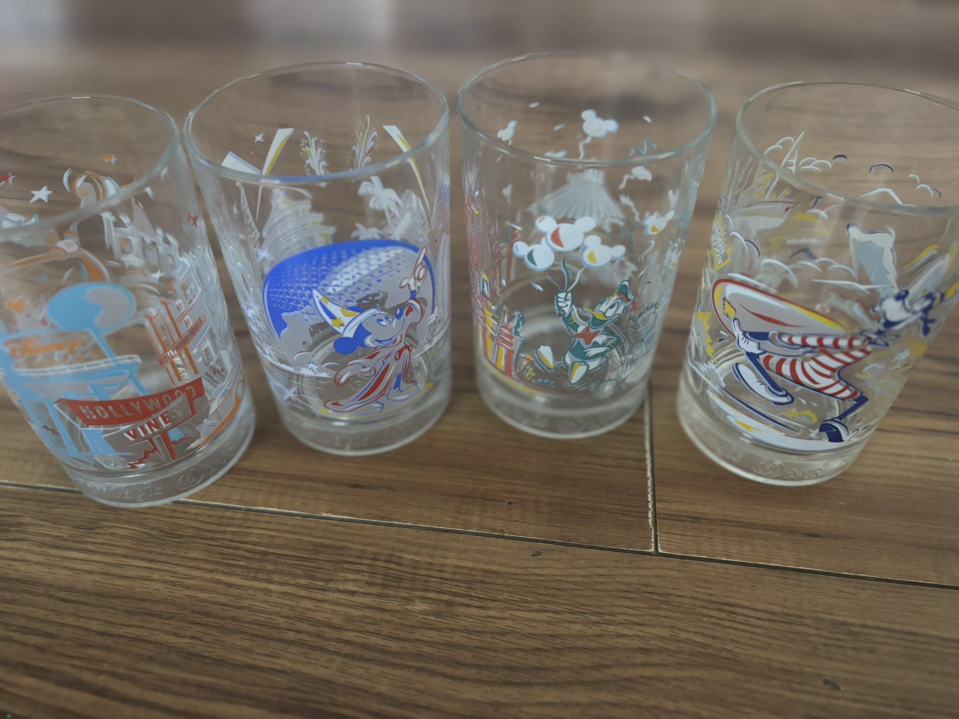 Vintage Walt Disney World "Remember the Magic" 25th Anniversary glasses