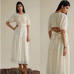 Anthropologie Verb by Pallavi Singhee Agenza Lace Maxi Dress Size 8