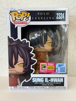 2026 SDCC Exclusive Funko POP Animation #2324 Sung IL-Hwan Solo Leveling Anime