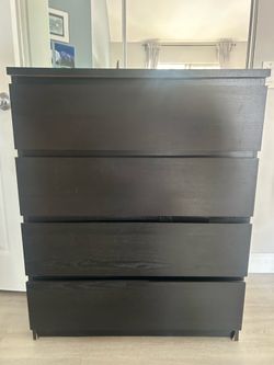 Black 4 drawer dresser $50 OBO