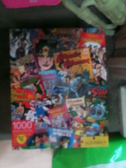 1000 piece superhero puzzle