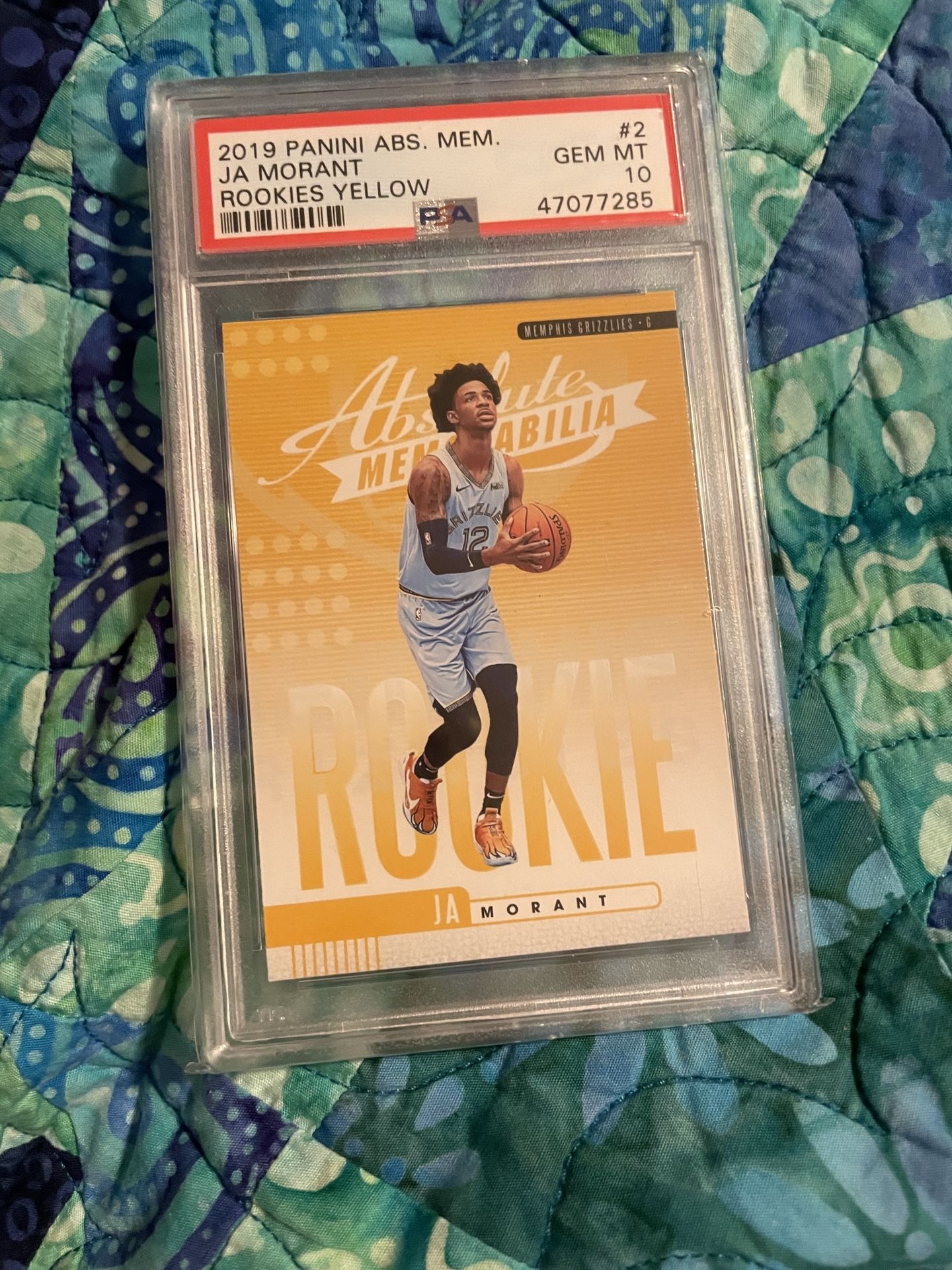 PSA 10 Ja Morant $125