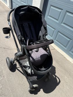 4 Piece evenflo Stroller / Infant Car seat Bundle