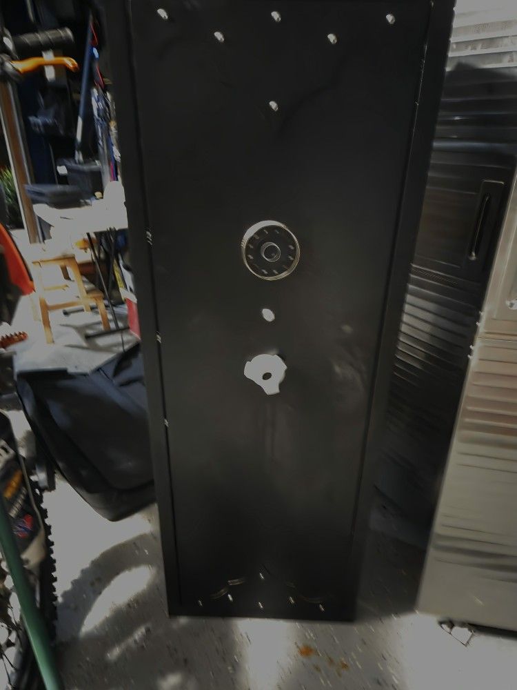 Gun Safe With Combination And Key Entry