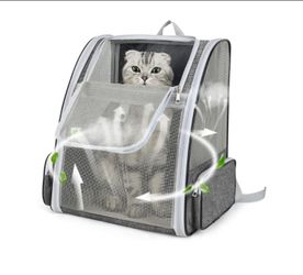 Pet Carrier Backpack with Mesh Ventilation
