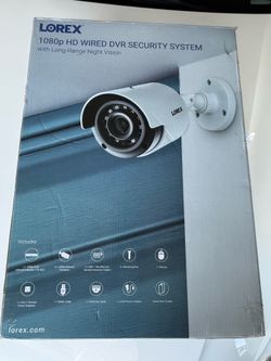 Lorex 1080p HD Wired DVR Security System, 4 Cameras, Night Vision, 1TB