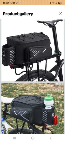 Bike rack bicycle bag