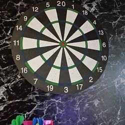 Dart Board And Darts