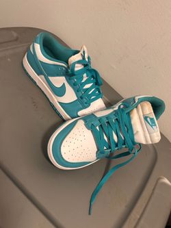 Nike Dunk Low White Teal Sneakers