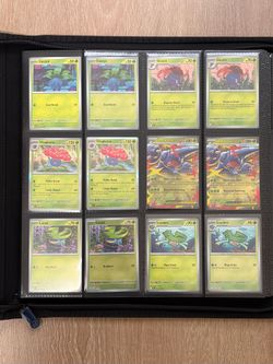 Pokémon Phantasmal flames Base Set w/ All Reverse Holos & ex Binder