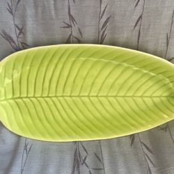 Crate And Barrel Leaf Platter