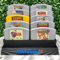 Nintendo 64 GameCube Holder Storage Case 