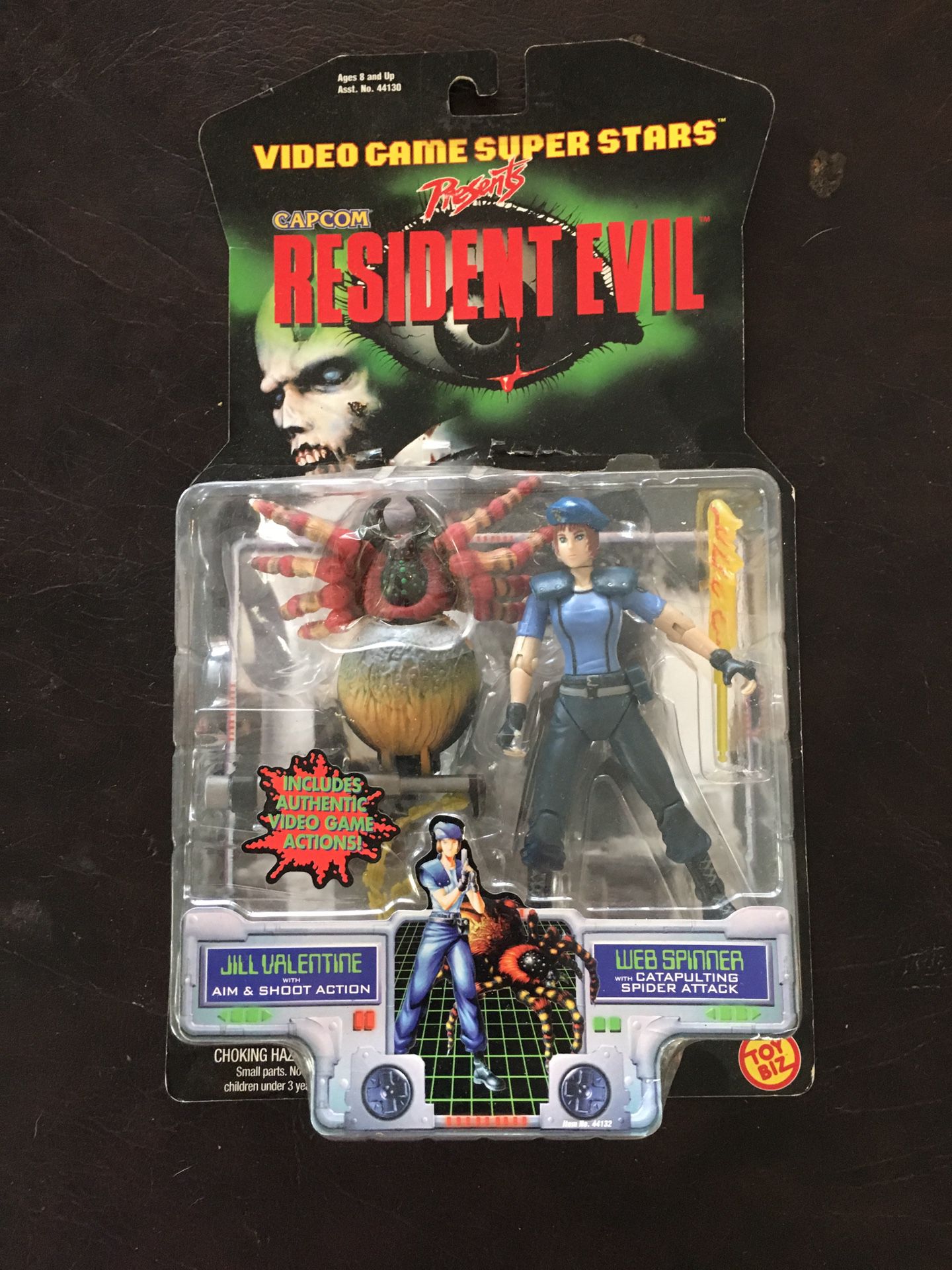 1998 Toy Biz Capcom Resident Evil Action Figure - Jill Valentine Web Spinner