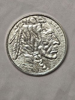 1 Troy Ounce .999 Fine Silver Buffalo Round