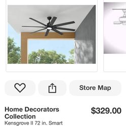 Home decided HUBSPACE 72 inch ceiling Fan