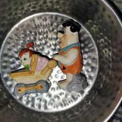 Flinstone Salt And Pepper Shakers 