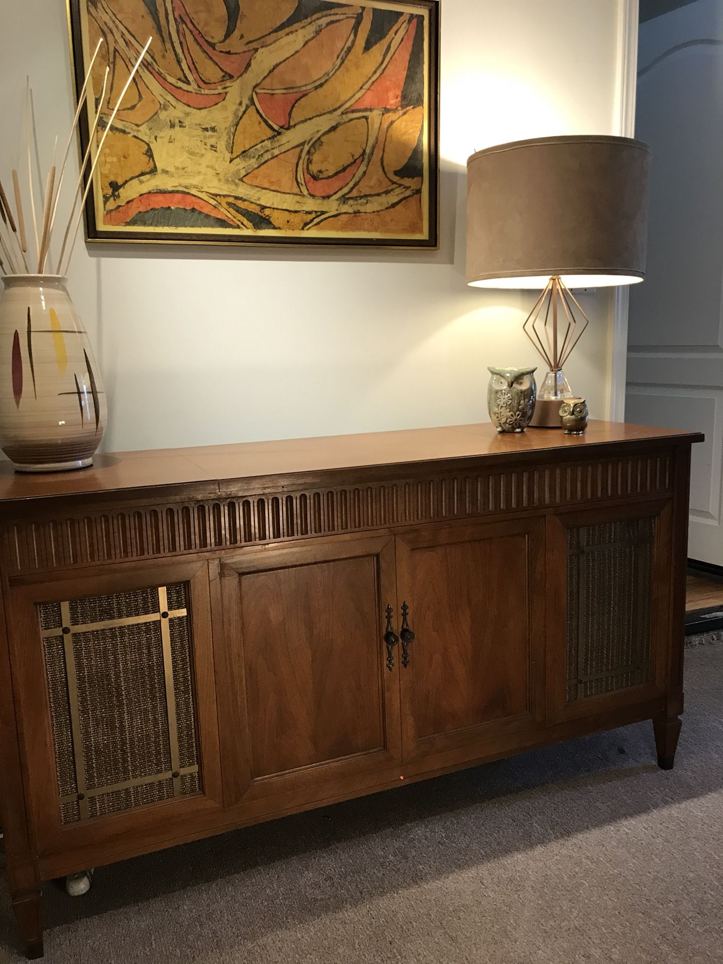 The Fisher Mid Century Tube Stereo Console