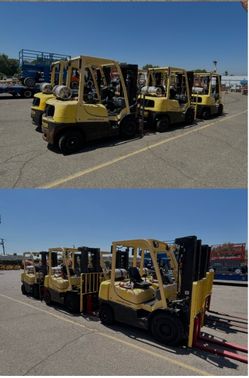 9 HYSTER 5K WH FORKLIFTS