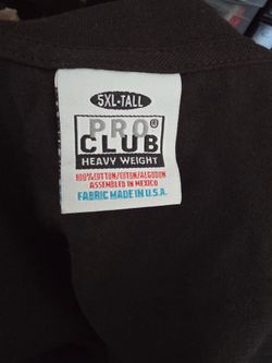 Pro club 5xl tall