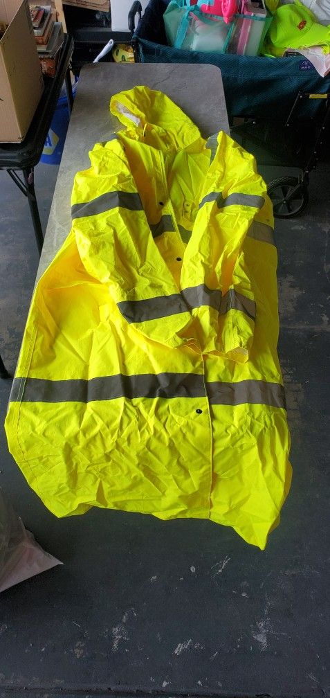 Safety Rain Slicker XL