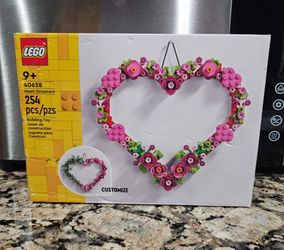 LEGO Heart Ornament Building Toy Ages 9+