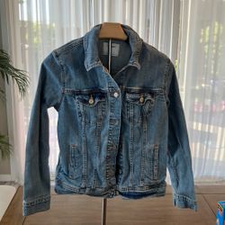  Denim Jacket - Big Girls Size Medium 