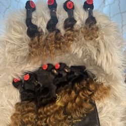 Human hair Wet/wavy Bundles 