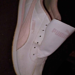 Puma Women's Sneaker Pink and White size 6.5