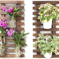 White Vertical Plant Holder