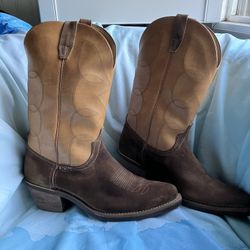 Wrangler Leather Cowboy Boots