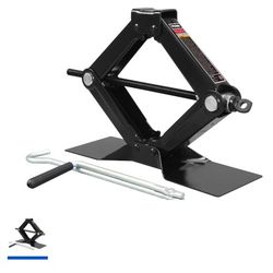 Steel Scissor Jack, 1.5 Ton (3,000 lb) 
