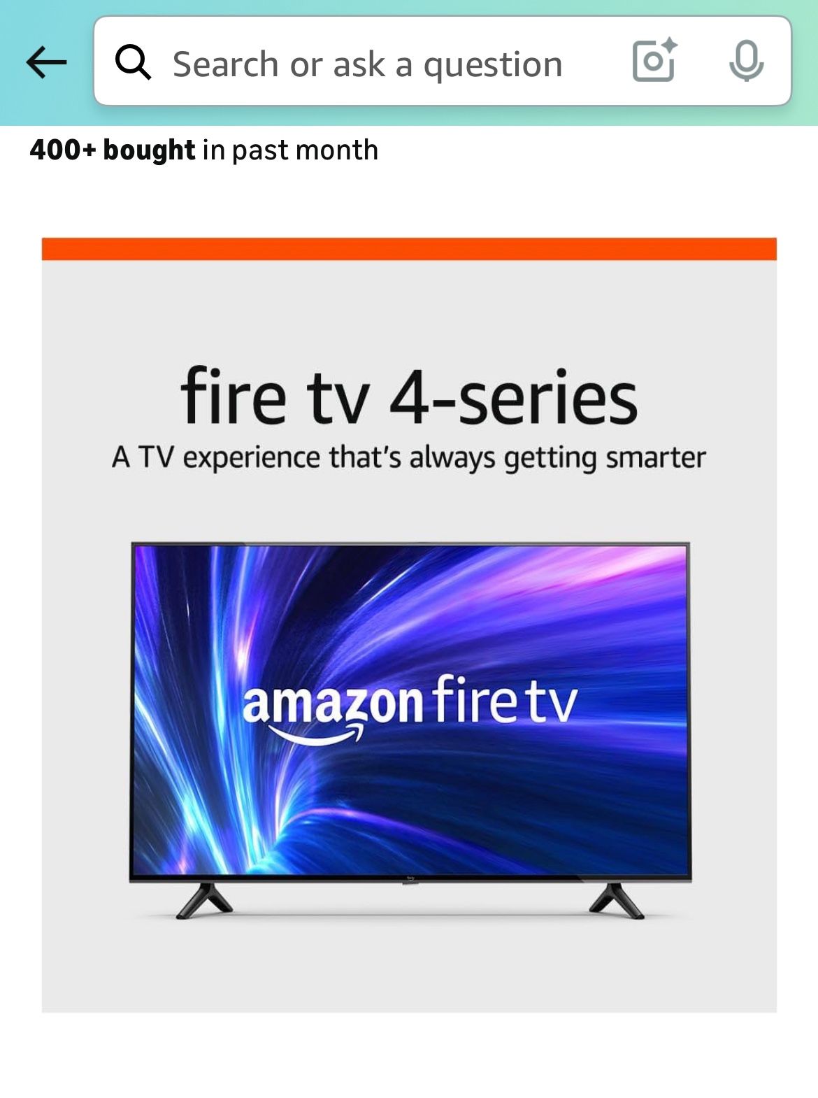 Amazon Fire TV 50" 4-Series 4K
