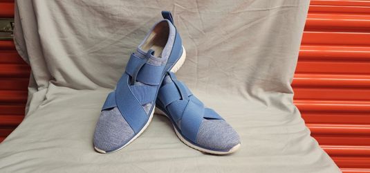 Cole Haan Womens StudioGrand Blue Knit Sneaker, US 8B